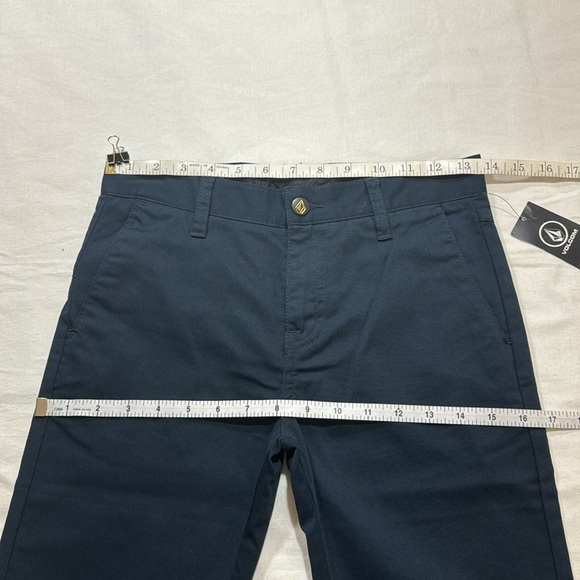 Volcom Monty Chino Pants, size 26(12), Blue/Navy - Picture 2 of 6